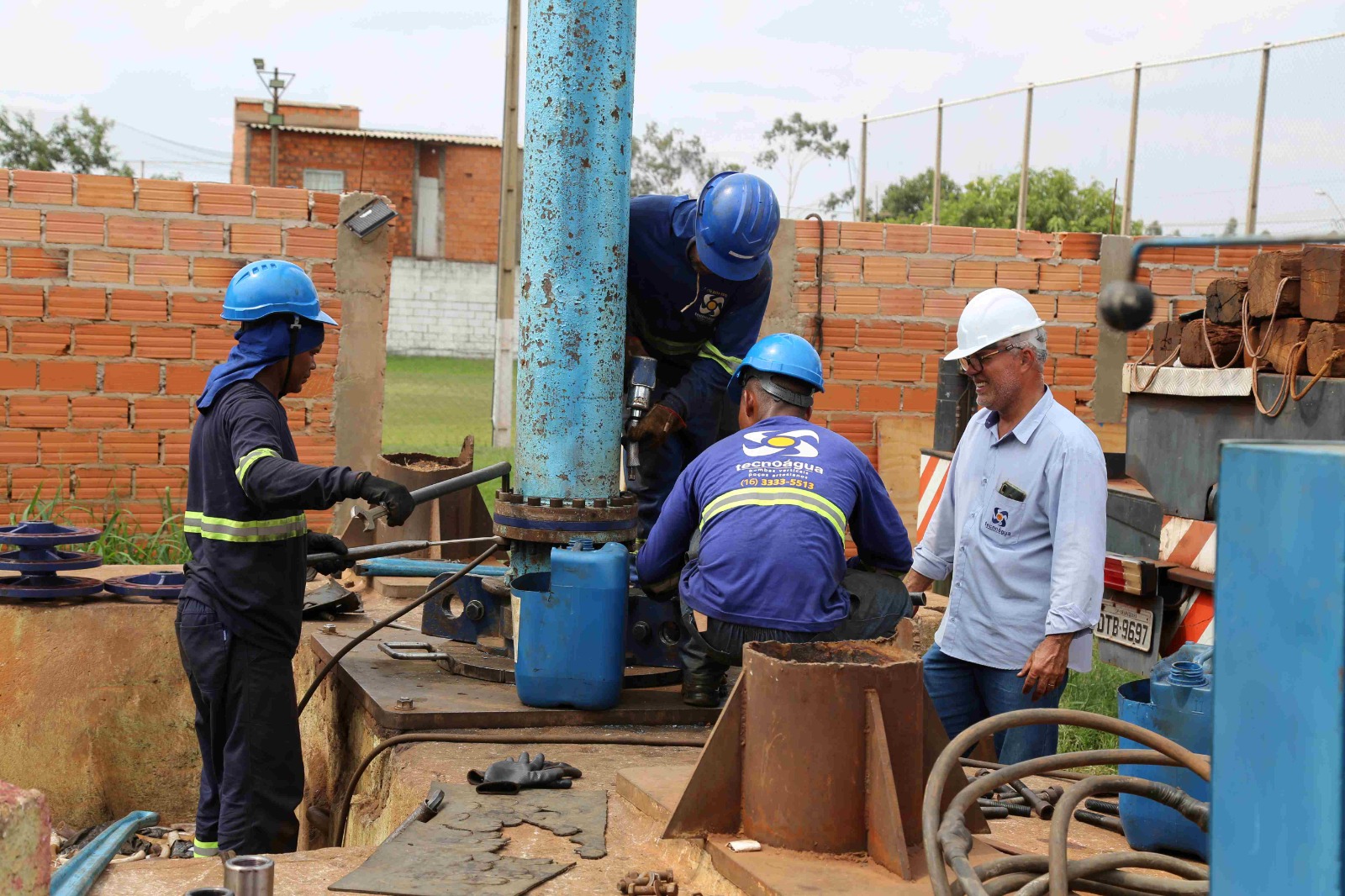 SAAE Barretos realiza com sucesso a substituição de sistema de bombeamento da Unidade de Abastecimento de Água Dom Bosco