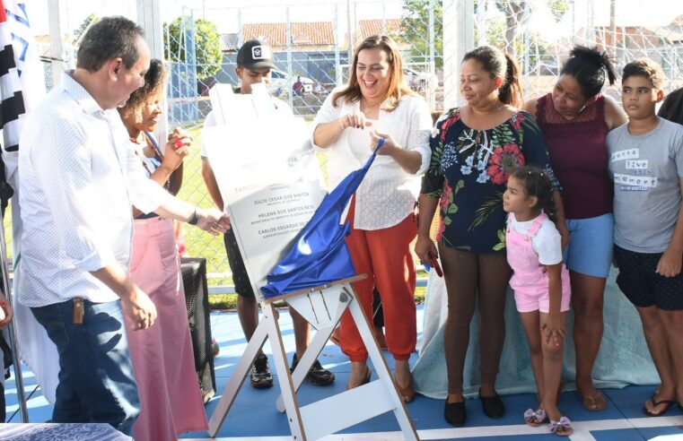 Gestão Tuta e Eloísa inaugura novos equipamentos da superintendência de esportes no município de Colômbia