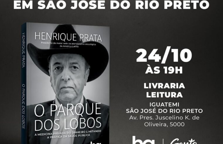 Shopping Iguatemi de  Rio Preto recebe lançamento do livro de Henrique Prata