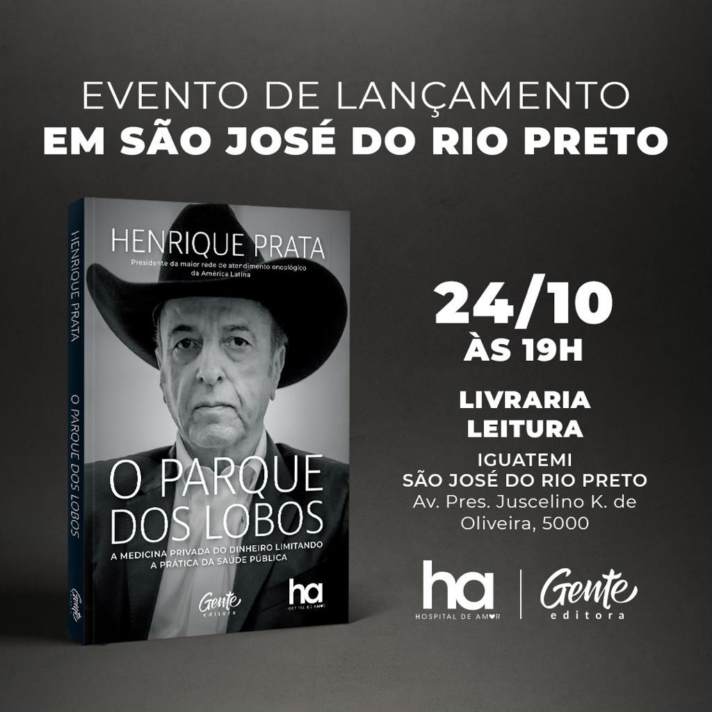 Shopping Iguatemi de  Rio Preto recebe lançamento do livro de Henrique Prata