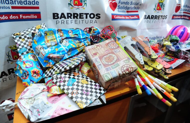 Fundo Social de Solidariedade recebe doação de brinquedos e alimentos