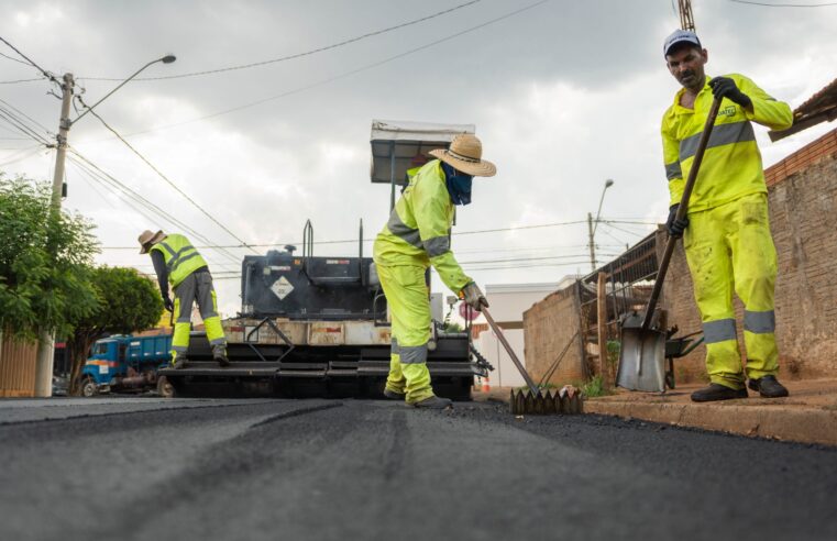 Segunda fase do maior pacote de recapeamento asfáltico já tem mais de 40 mil metros quadrados de vias recuperadas