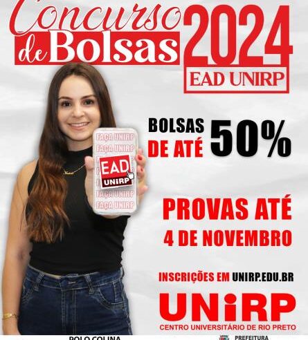 Polo Colina de Educação a Distância UNIRP abre inscrições para o Vestibular 2024