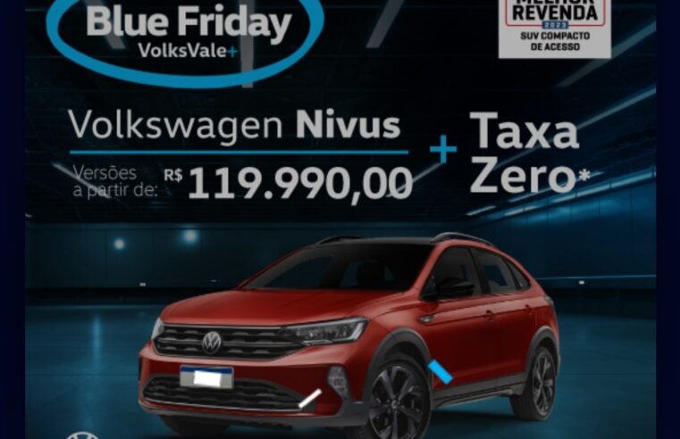 Concessionárias Vecol Volkswagen realizam promoção Blue Friday nesta sexta e sábado