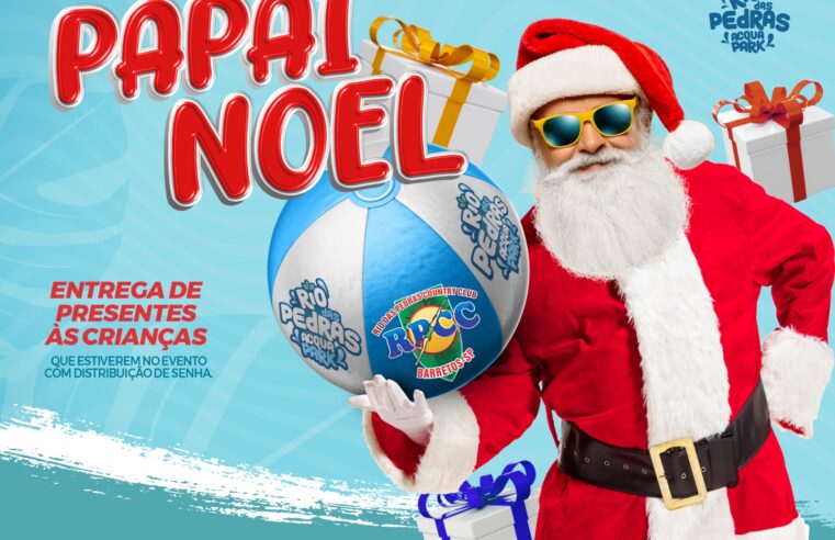 Rio das Pedras tem chegada do Papai Noel neste sábado, 9