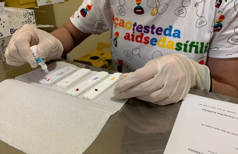 Saúde realiza testes rápidos para HIV e outras ISTs na ACIB de 7 a 15 de dezembro