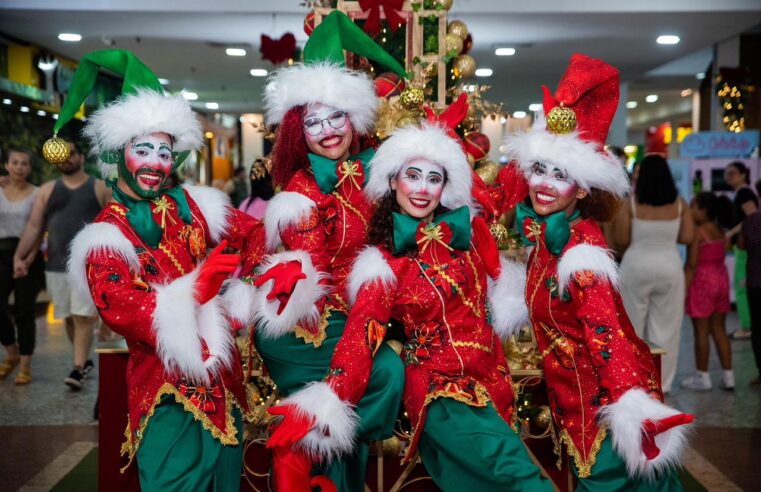 Todo dia uma atração diferente na semana natalina do North Shopping Barretos