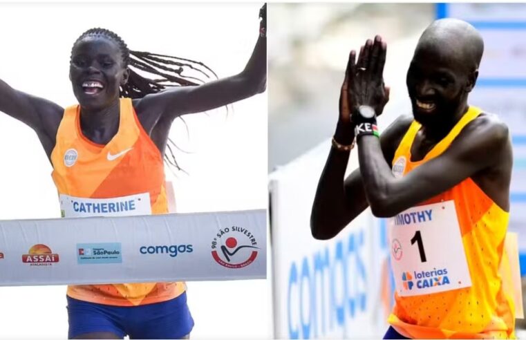 Quenia domina corrida São Silvestre no feminino e masculino