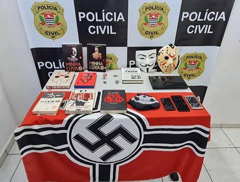 Operação da polícia apreende material de apologia ao nazismo em Araraquara