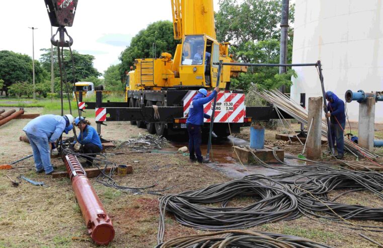 SAAE Barretos conclui a substituição da bomba do Poço do UNIFEB