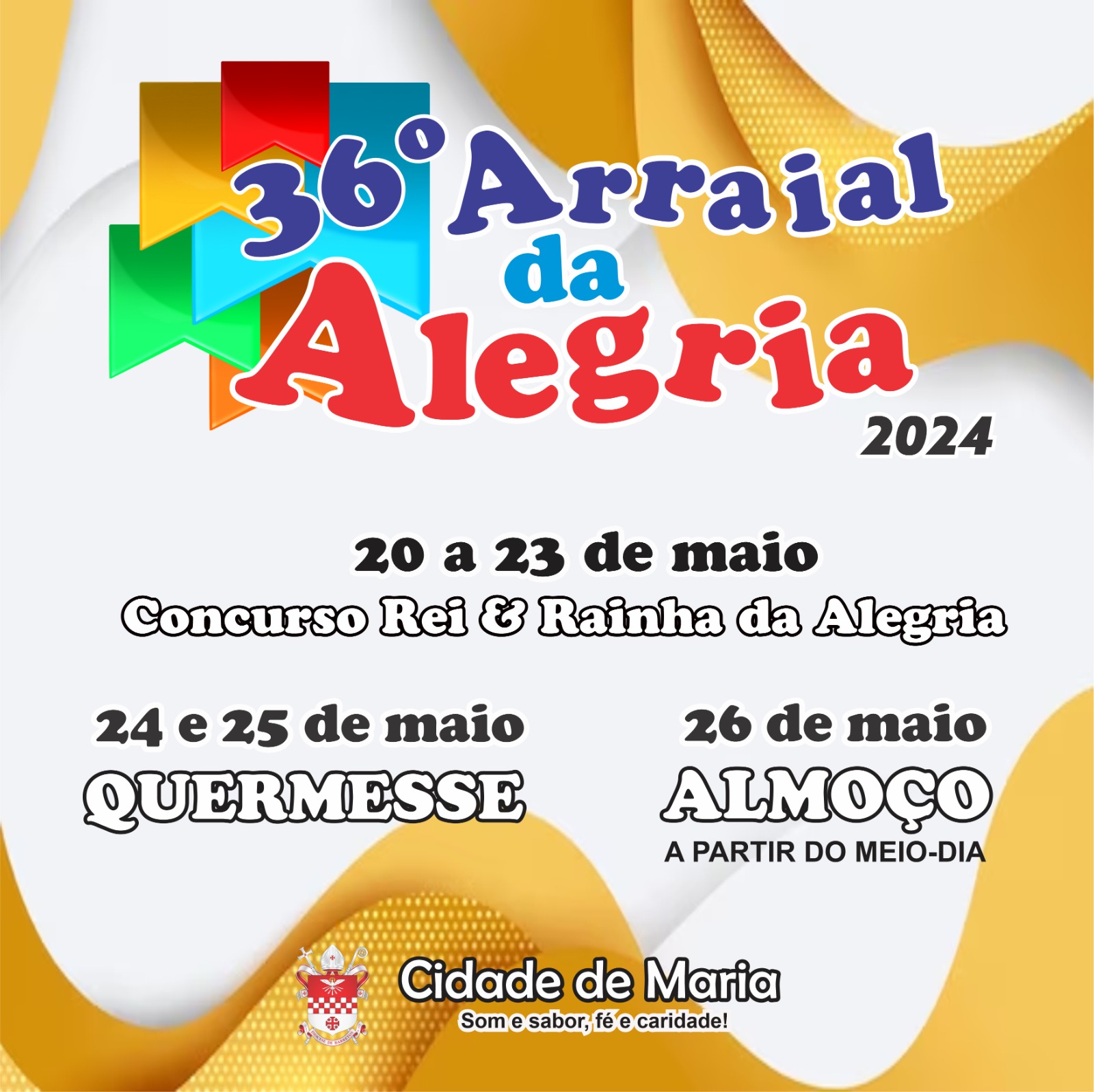 Organização anuncia as datas do Arraial da Alegria 2024 da Cidade de Maria, em Barretos