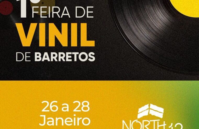 Primeira “Feira de Vinil” de 2024 do North Shopping acontece de 26 a 28 de janeiro