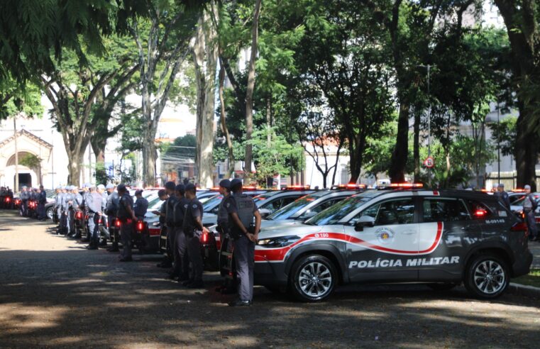 PM recebe 63 viaturas equipadas com pacote de segurança para abranger novo modelo de patrulhamento