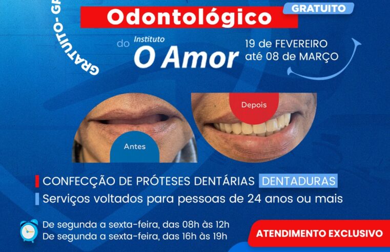 Instituto O Amor agenda 5° Mutirão Odontológico