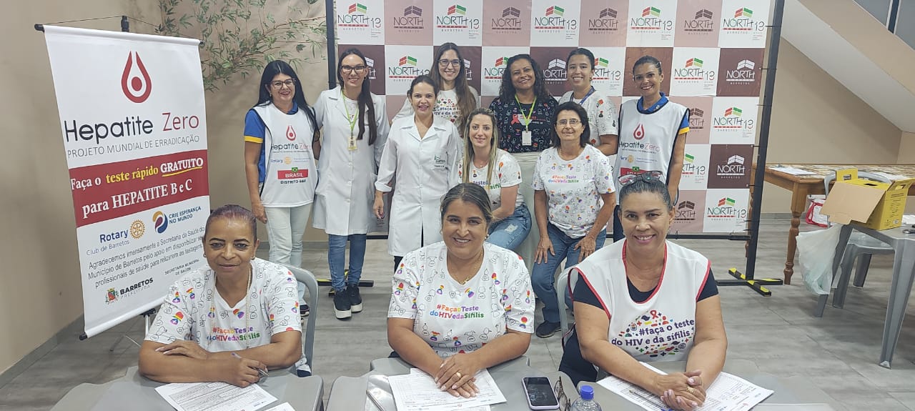 Rotary Club realiza testes de Hepatites