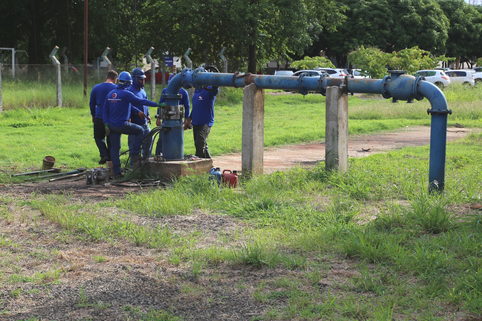 SAAE Barretos Inicia substituição da bomba do UNIFEB com inclusão de sensor de temperatura