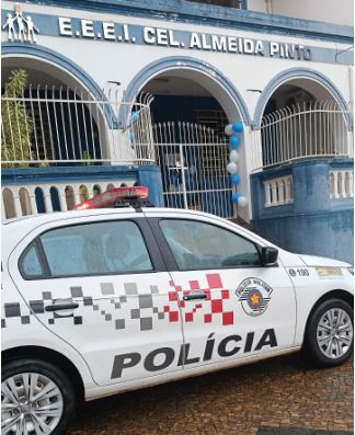 PM realiza trabalho preventivo com a Ronda Escolar na volta às aulas