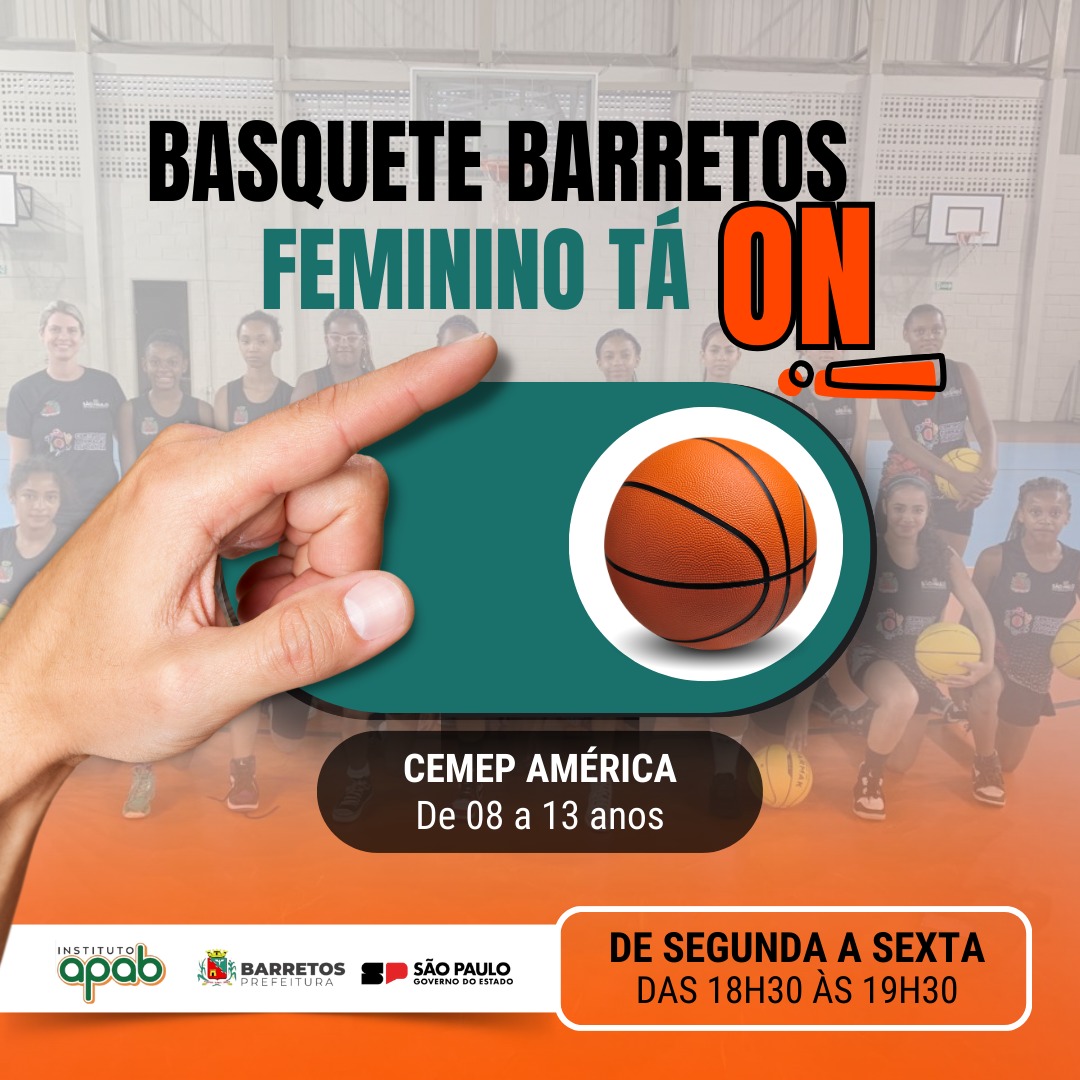 Instituto APAB abre inscrições para Escolinha de Basquete