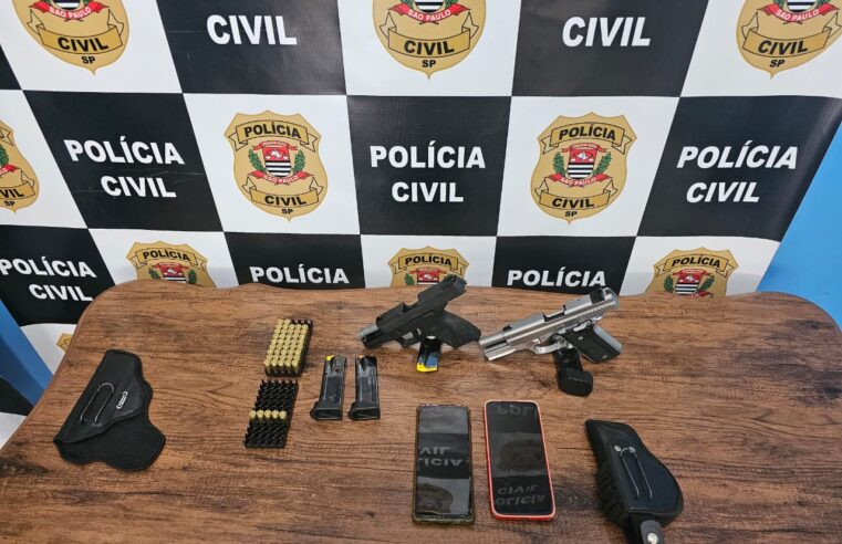  Homem é preso em Guaíra com arma de calibre restrito