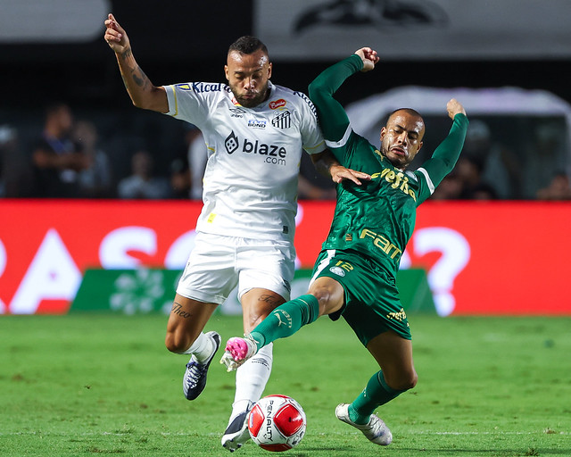 Com gol de Otero, Santos vence primeiro jogo da decisão do Paulistão