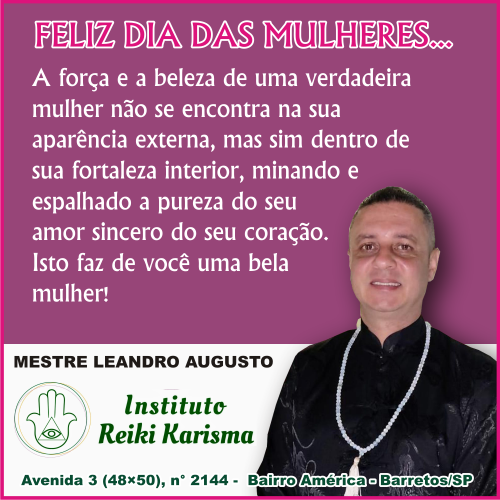 Escritor Leandro Augusto homenageia mulheres