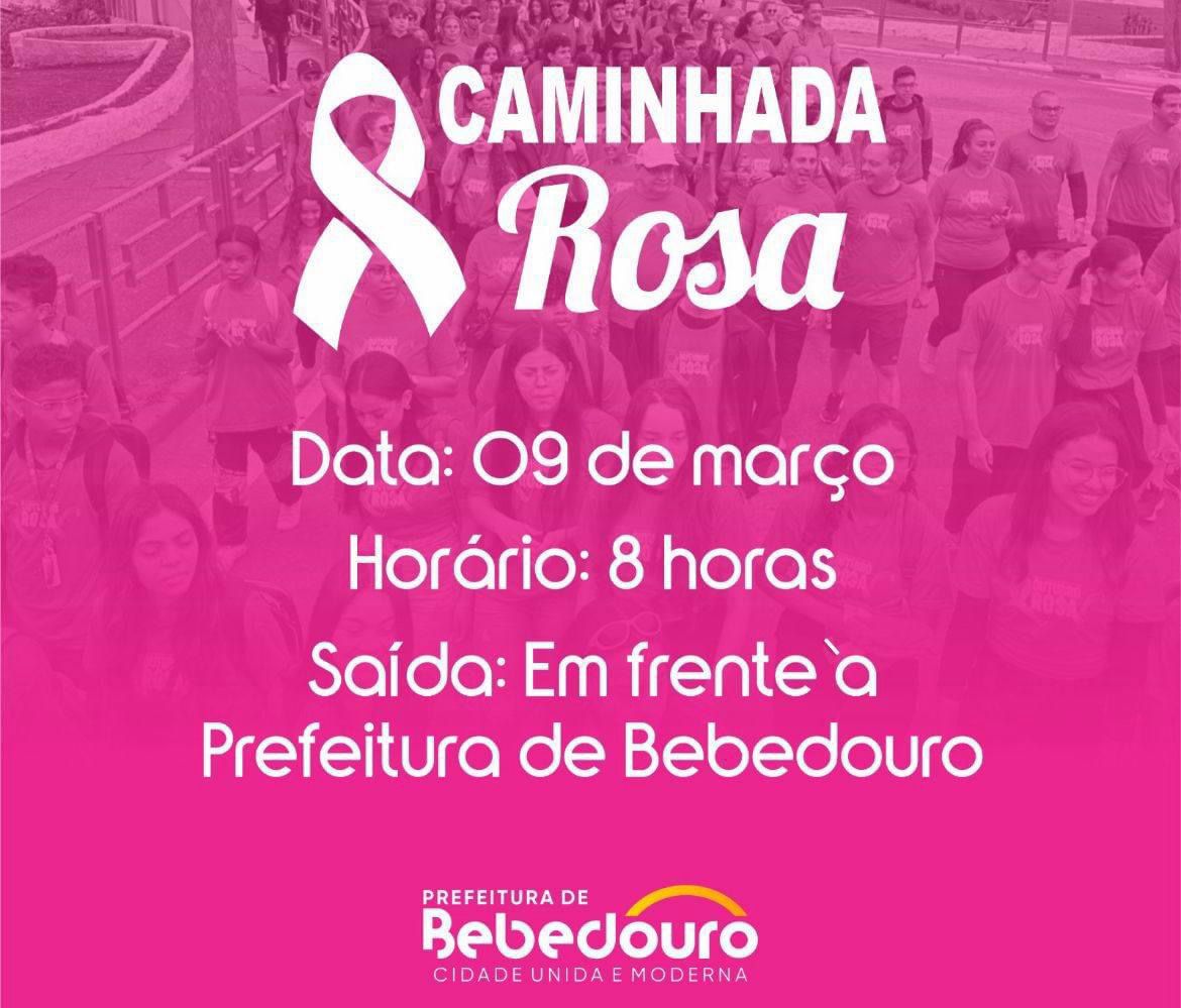 Bebedouro realizará “Caminhada Rosa”