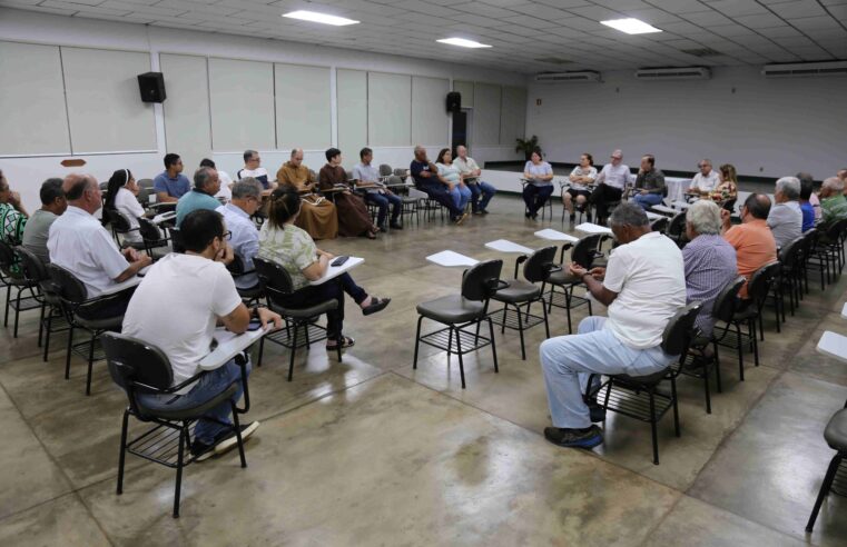 Organizadores se reúnem com voluntários do 36º Arraial da Alegria da Cidade de Maria para iniciarem os preparativos do evento