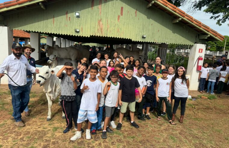 Cerca de 600 estudantes visitam a 54ª ExpoAgro Barretos