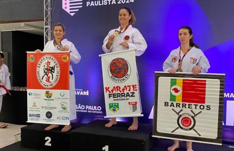 Atletas barretenses conquistam medalha e classificação para final do Campeonato Paulista de Karatê 2024