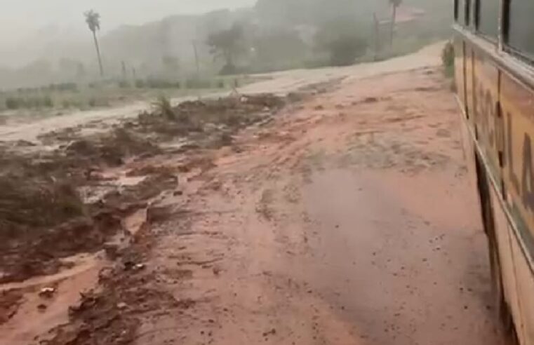 Chuva prejudica acesso a comunidade rural do Brejinho