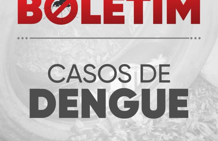 Saúde informa o Boletim da Dengue e COVID