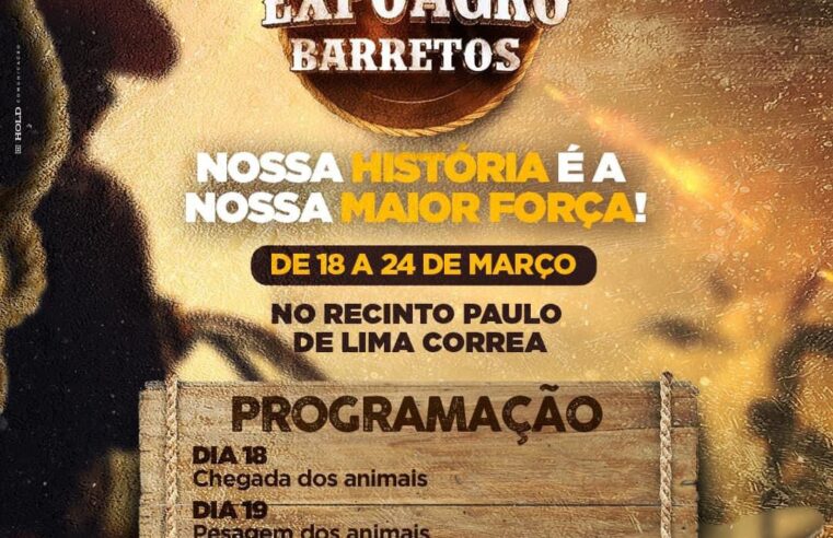 54ª ExpoAgro Barretos será realizada ao longo da próxima semana