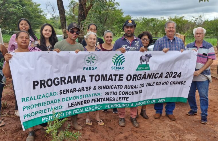 Treinamento leva orientação sobre produção de tomate orgânico