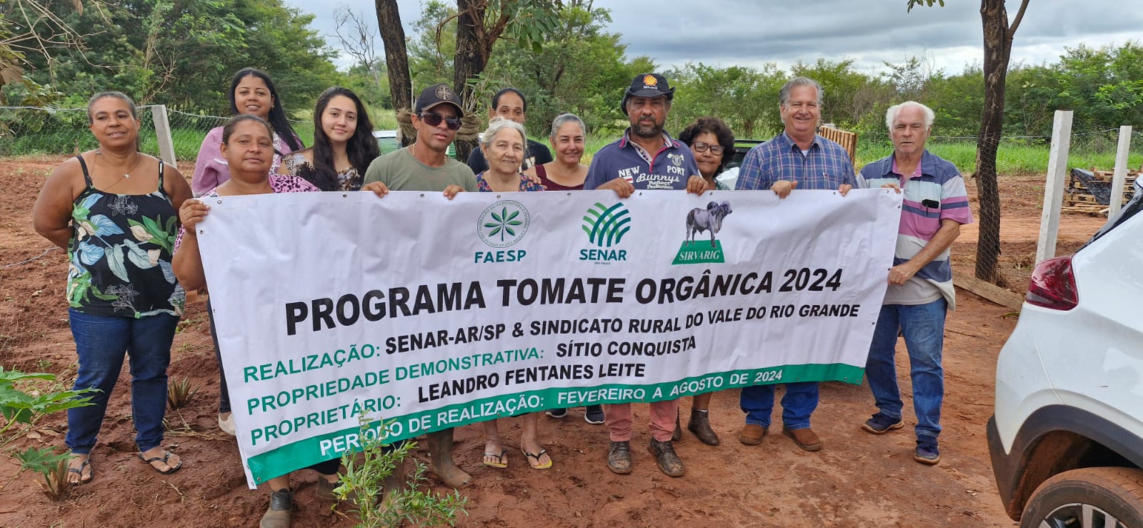 Treinamento leva orientação sobre produção de tomate orgânico