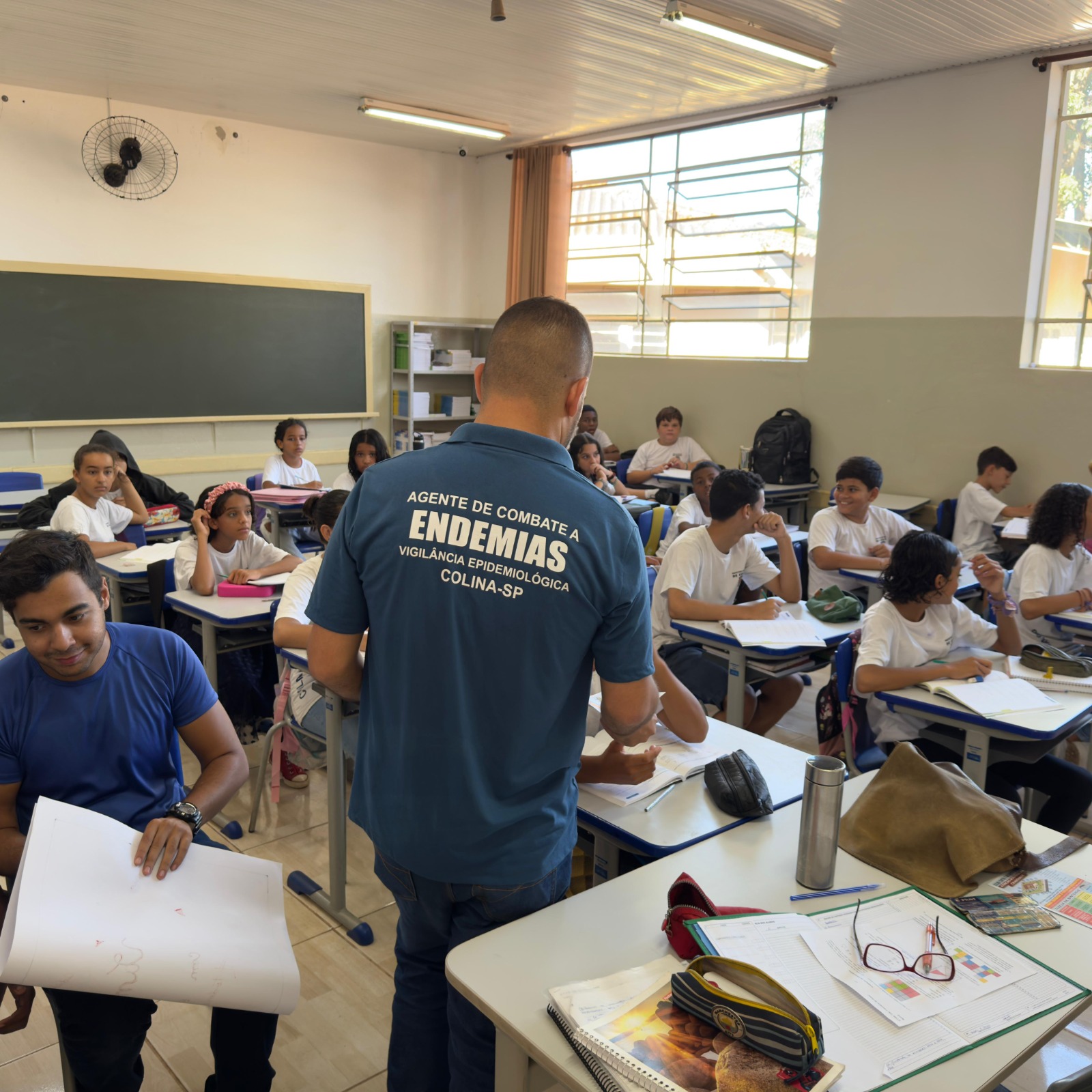 Colina realiza Semana de Prevenção no Combate à Dengue nas Escolas Municipais