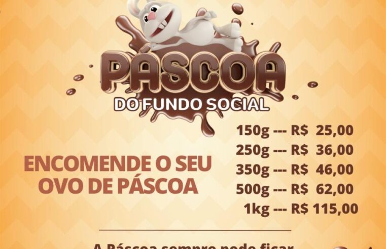 Fundo Social de Colina produz ovos de chocolate para Páscoa 2024