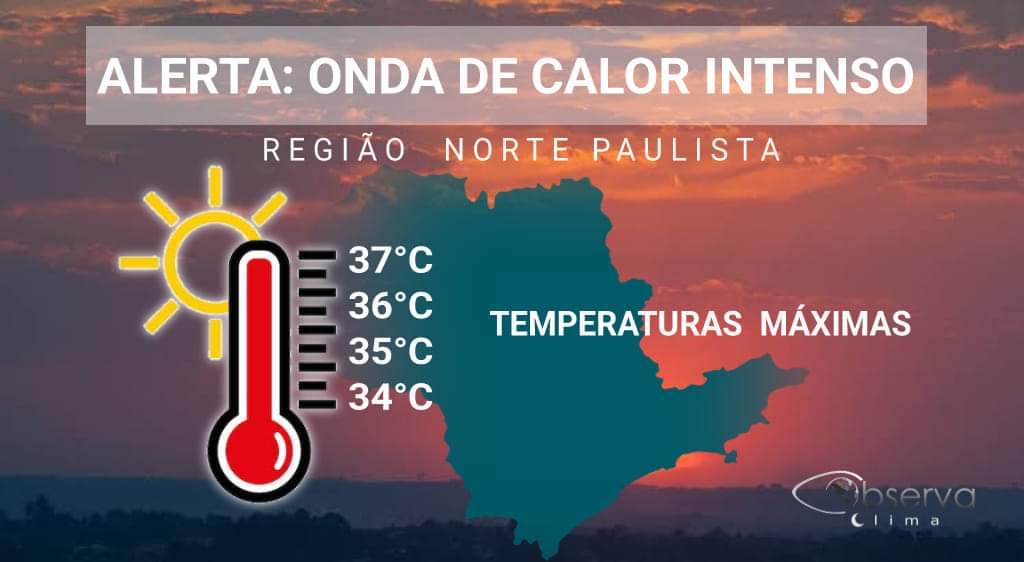 Previsão indica onda de calor fora de época