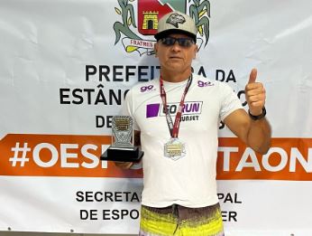 Triatleta José Sérgio conquista 1º lugar em Sorocaba