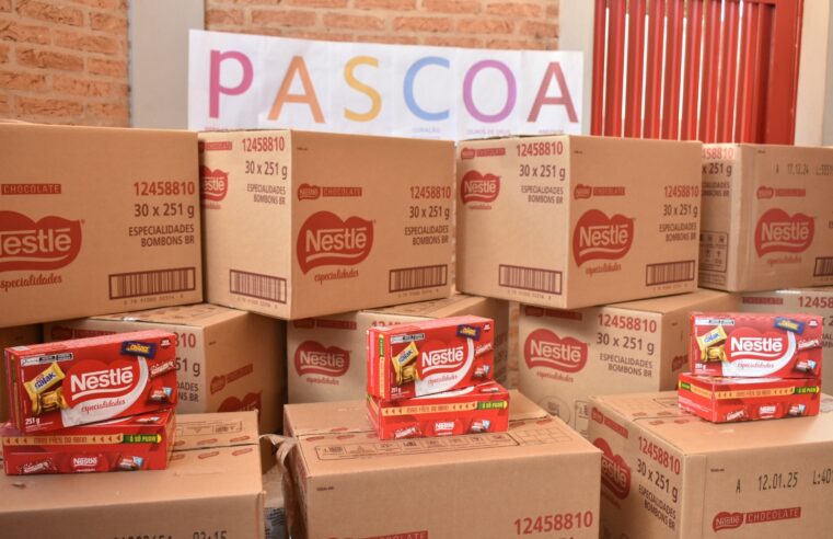 Fundo Social de Solidariedade recebe mais de mil caixas de bombons