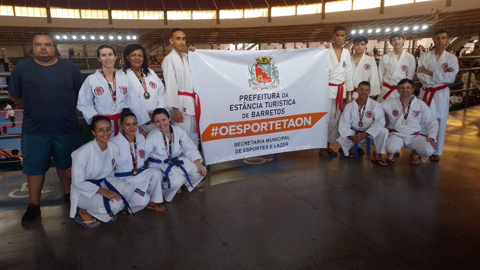 Equipes barretenses conquistam 10 medalhas na 5ª Etapa do Campeonato Paulista de Karatê 2024