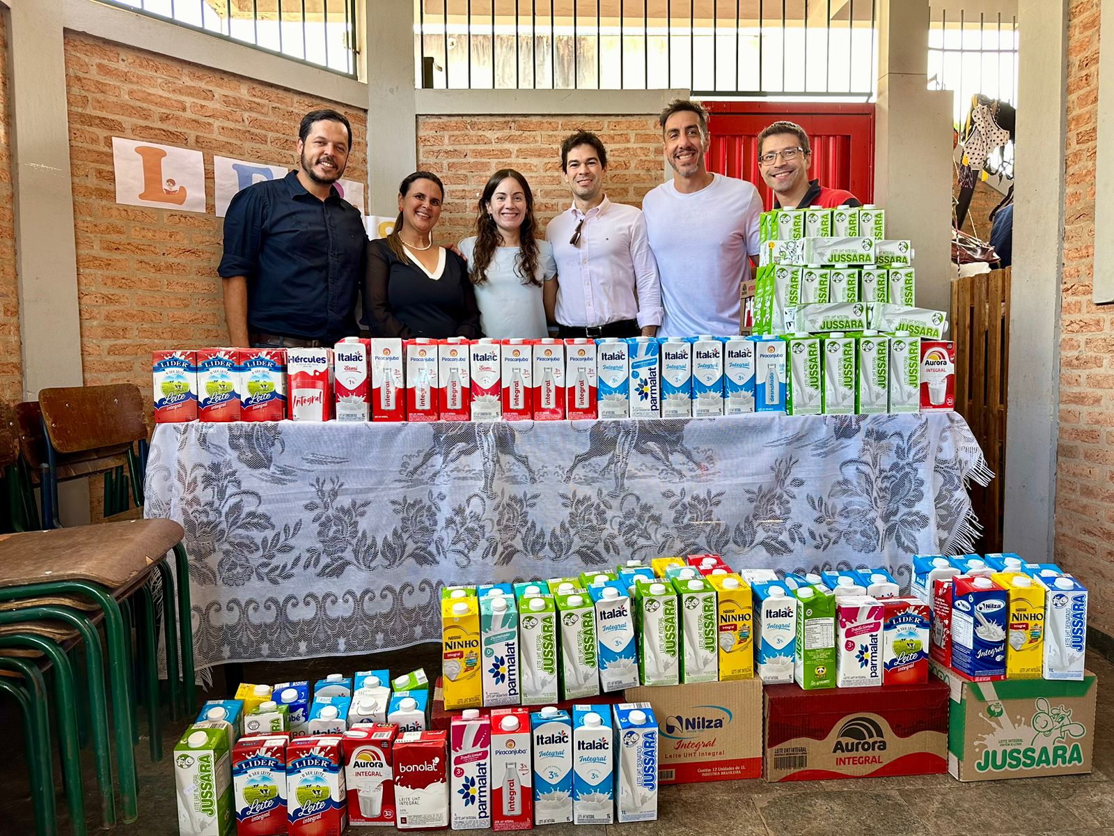 Fundo Social recebe mais de 300 litros de leite arrecadados na 1ª Corrida Maçônica Goat Run