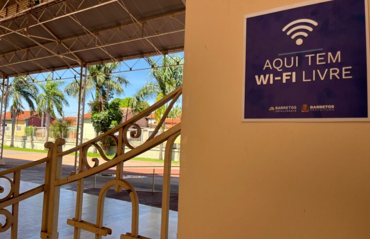 Cidade Inteligente: Barretos já tem 11 pontos de Wi-Fi Livre