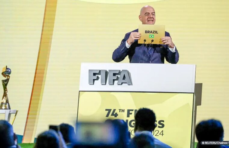 Fifa anuncia Brasil como sede da Copa do Mundo Feminina de futebol