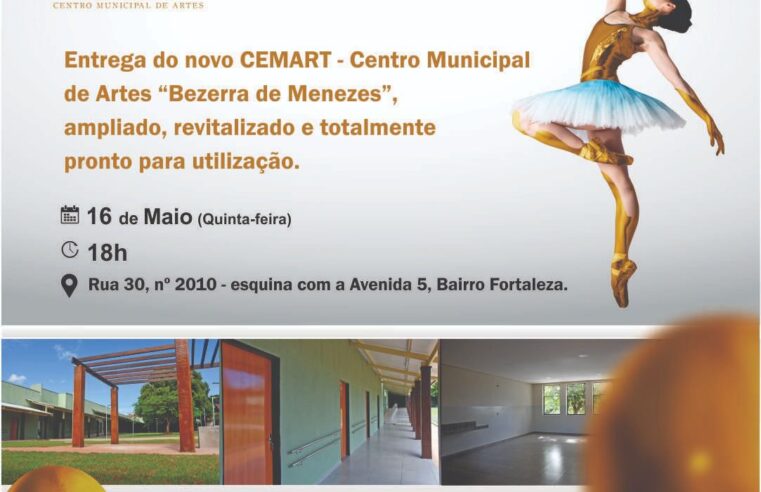 Revitalizado, novo Cemart será entregue nesta quinta-feira, 16 de maio