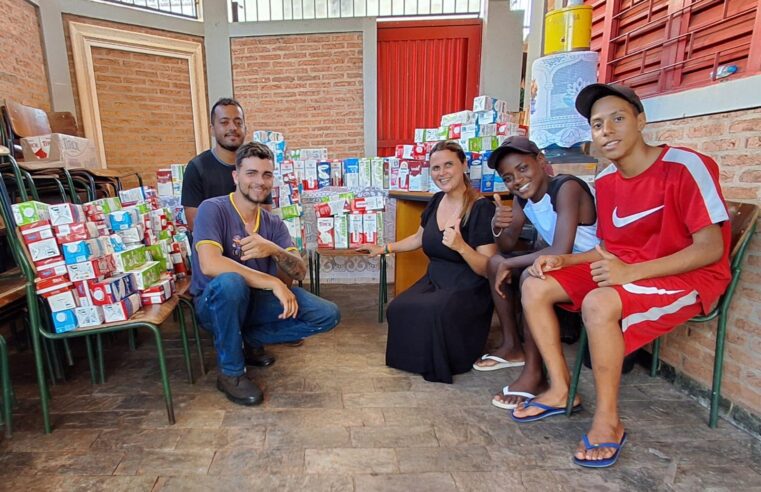 Fundo Social de Solidariedade recebe mais de 400 litros de leite arrecadados no Barretos Moto Fest 2024