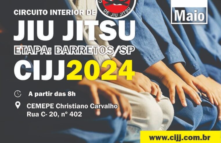 Cemepe do Christiano Carvalho recebe etapa Barretos do Circuito Interior de Jiu-Jitsu