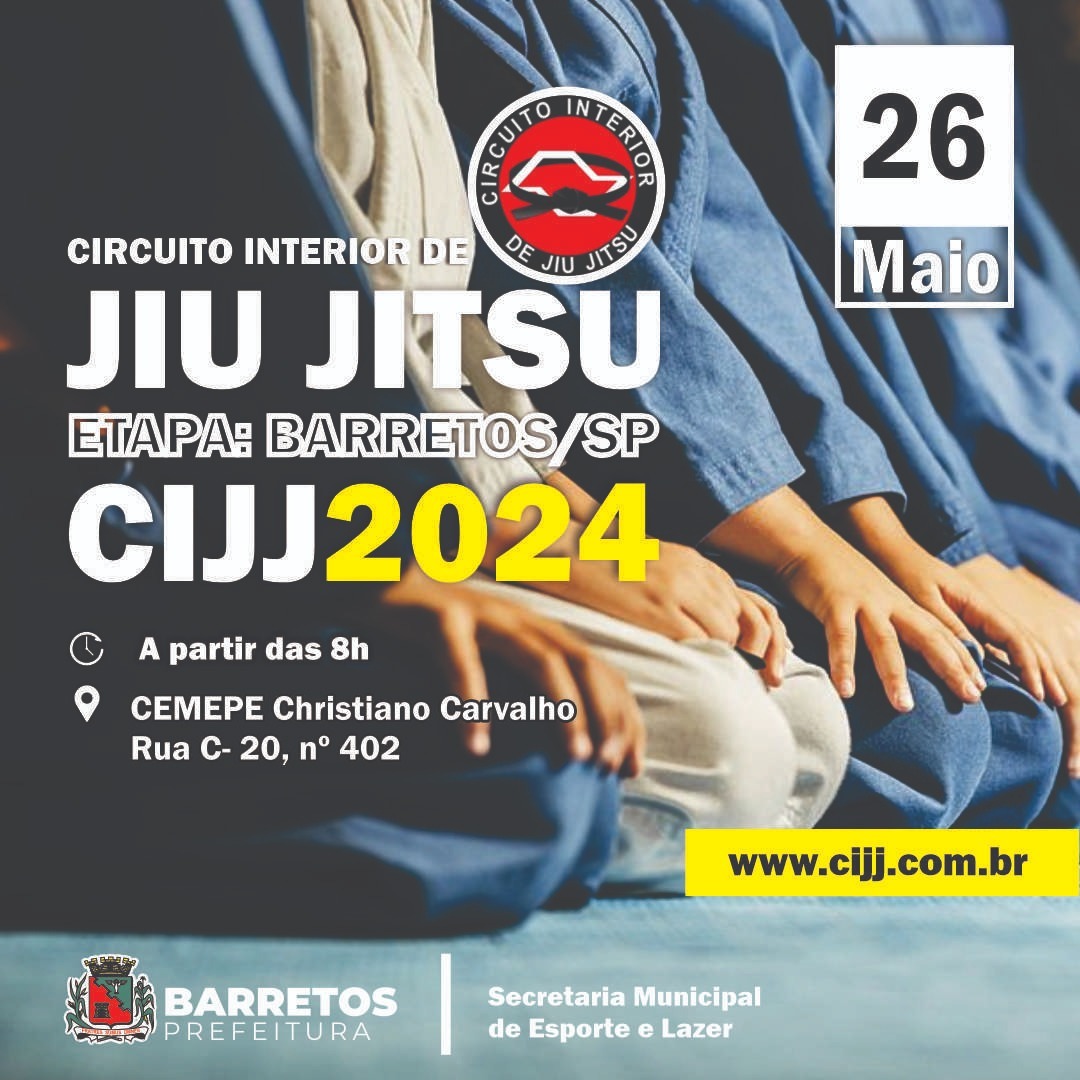 Cemepe do Christiano Carvalho recebe etapa Barretos do Circuito Interior de Jiu-Jitsu