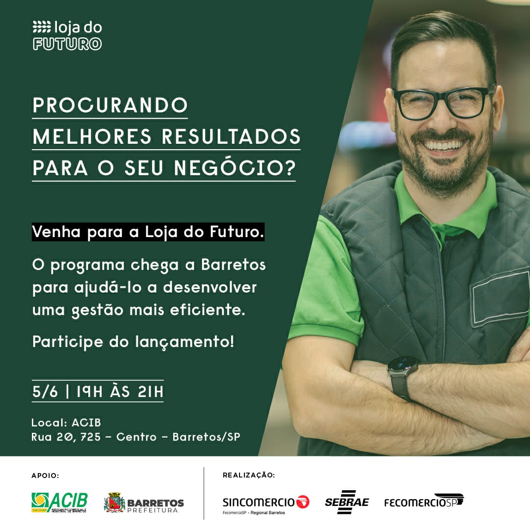 Melhore os resultados do seu negócio com o programa Loja do Futuro!