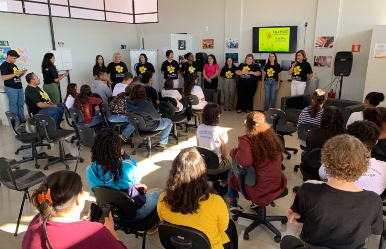 Maio Laranja: Alunos da Rede Municipal de Ensino participam de formação sobre combate à exploração e abuso sexual infantil