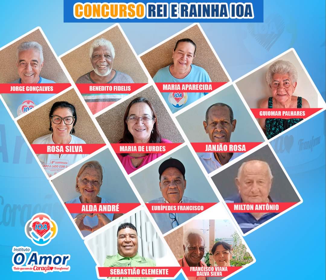 O Instituto O Amor inicia  1º Concurso para Rei e Rainha do ‘’INSTITUTO O AMOR 2024’’